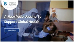 Nurse administrating the polio vaccine