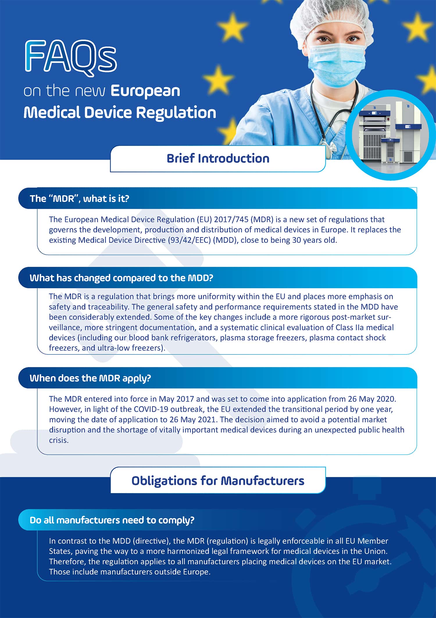 FAQ On The European Medical Device Regulation - B Medical Systems (US)